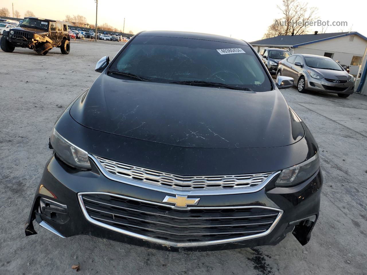 2017 Chevrolet Malibu Ls Black vin: 1G1ZB5ST8HF181520