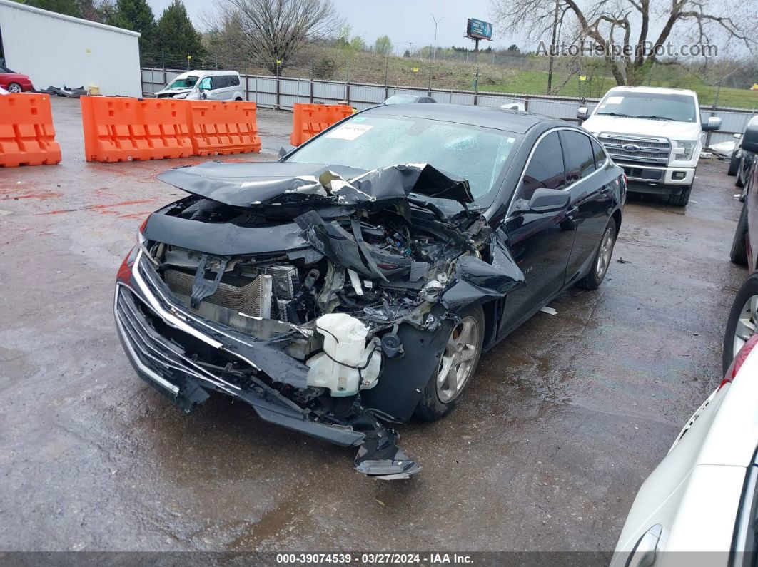 2018 Chevrolet Malibu 1ls Black vin: 1G1ZB5ST8JF169888