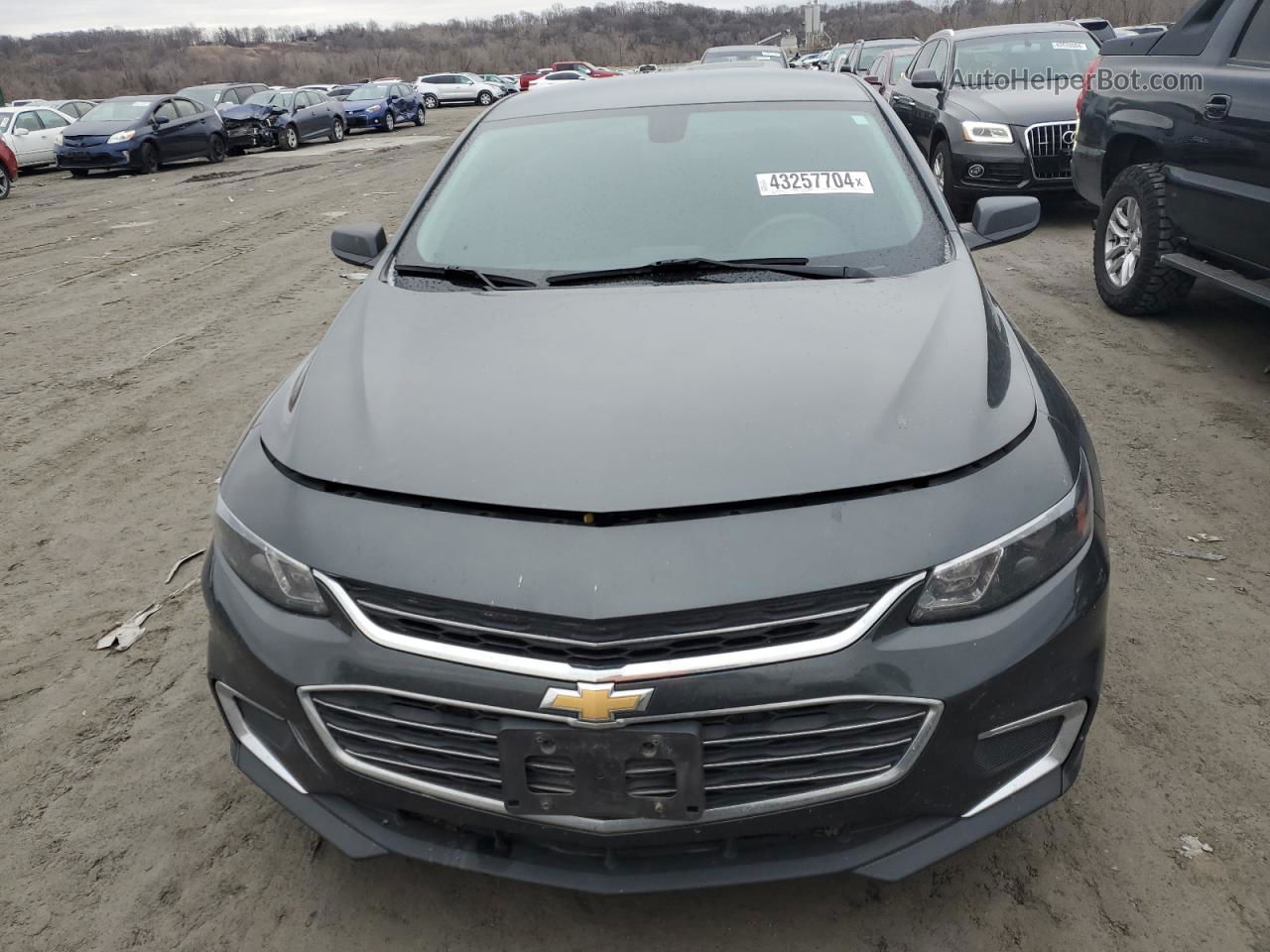 2018 Chevrolet Malibu Ls Charcoal vin: 1G1ZB5ST8JF244864