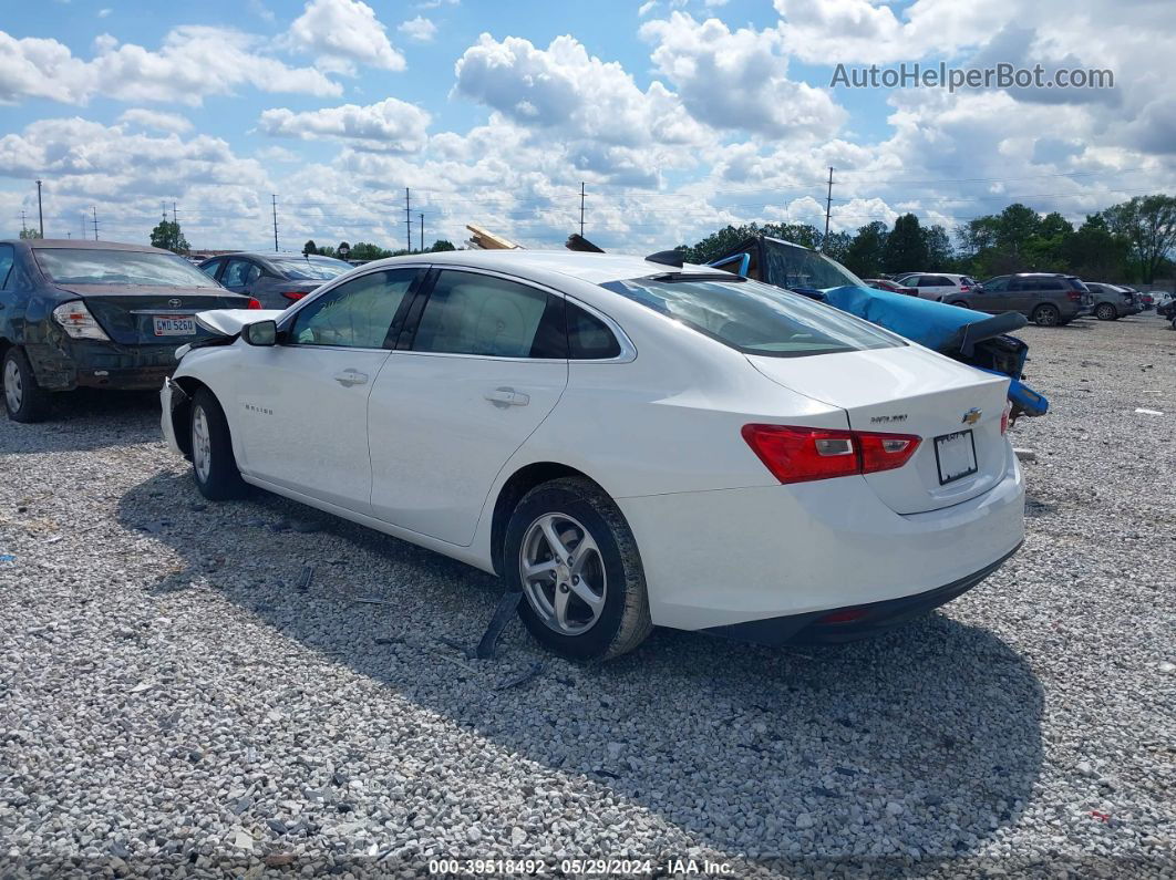 2018 Chevrolet Malibu 1ls Белый vin: 1G1ZB5ST8JF286810