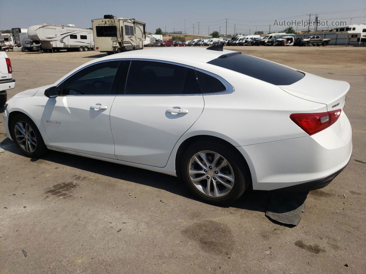 2017 Chevrolet Malibu Ls White vin: 1G1ZB5ST9HF140541