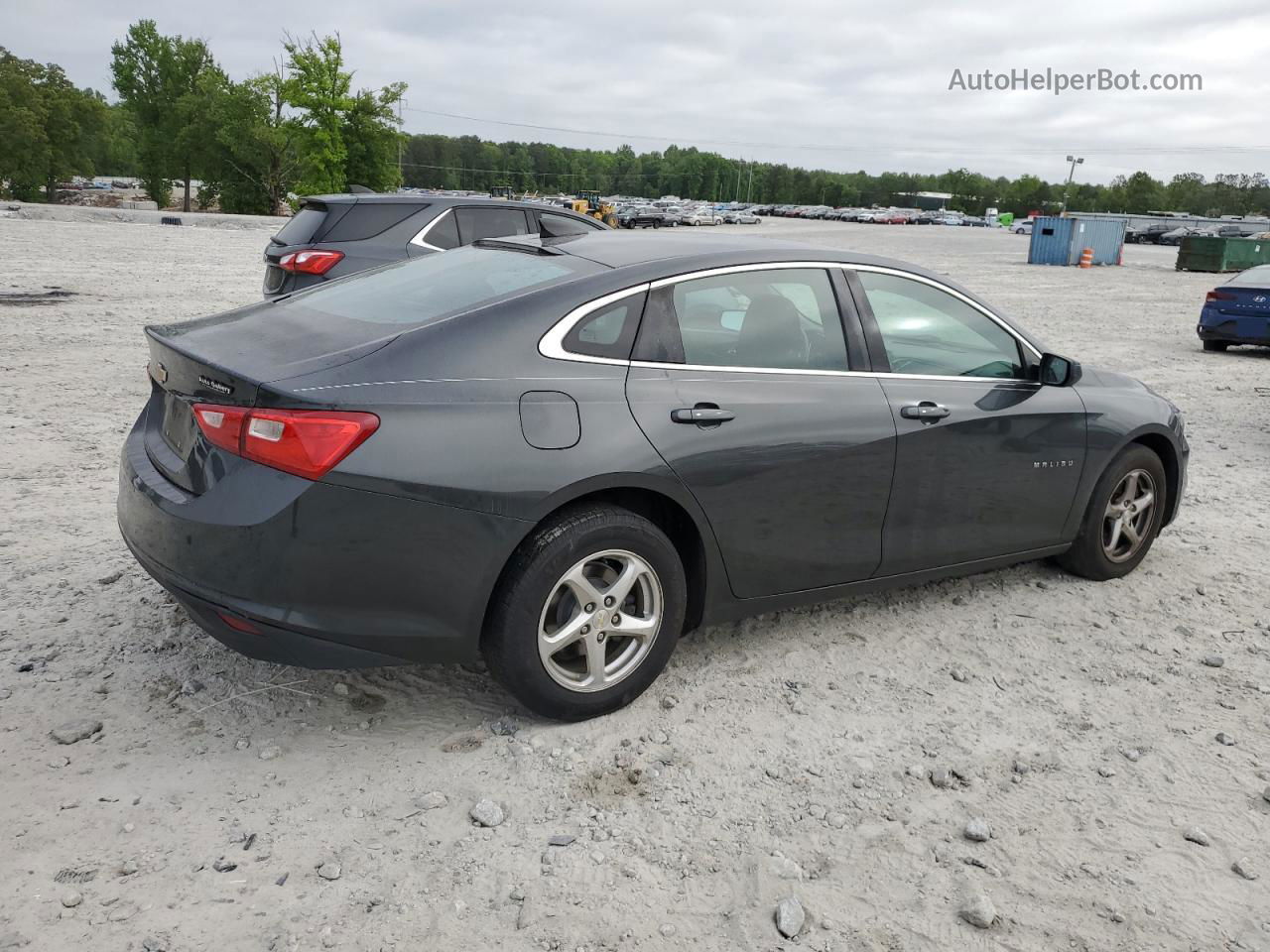 2017 Chevrolet Malibu Ls Gray vin: 1G1ZB5ST9HF180781