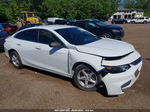 2017 Chevrolet Malibu Ls White vin: 1G1ZB5ST9HF239487