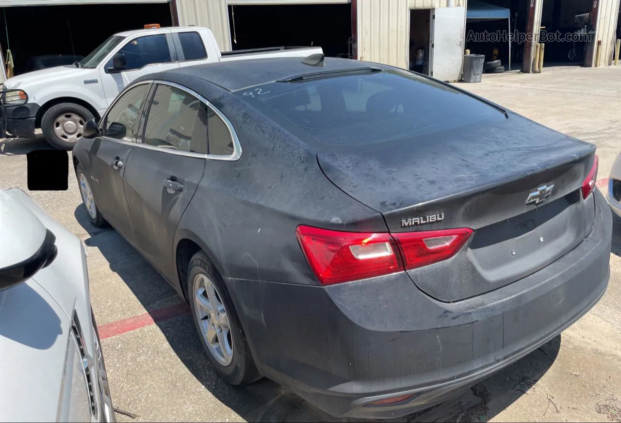 2017 Chevrolet Malibu Ls Black vin: 1G1ZB5ST9HF240266