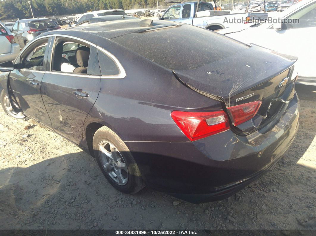 2017 Chevrolet Malibu Ls Синий vin: 1G1ZB5ST9HF255155