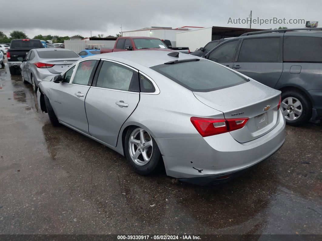 2017 Chevrolet Malibu Ls Silver vin: 1G1ZB5ST9HF286986