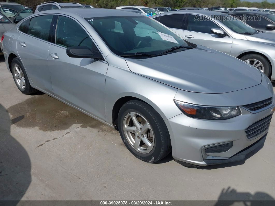 2018 Chevrolet Malibu 1ls Silver vin: 1G1ZB5ST9JF109120