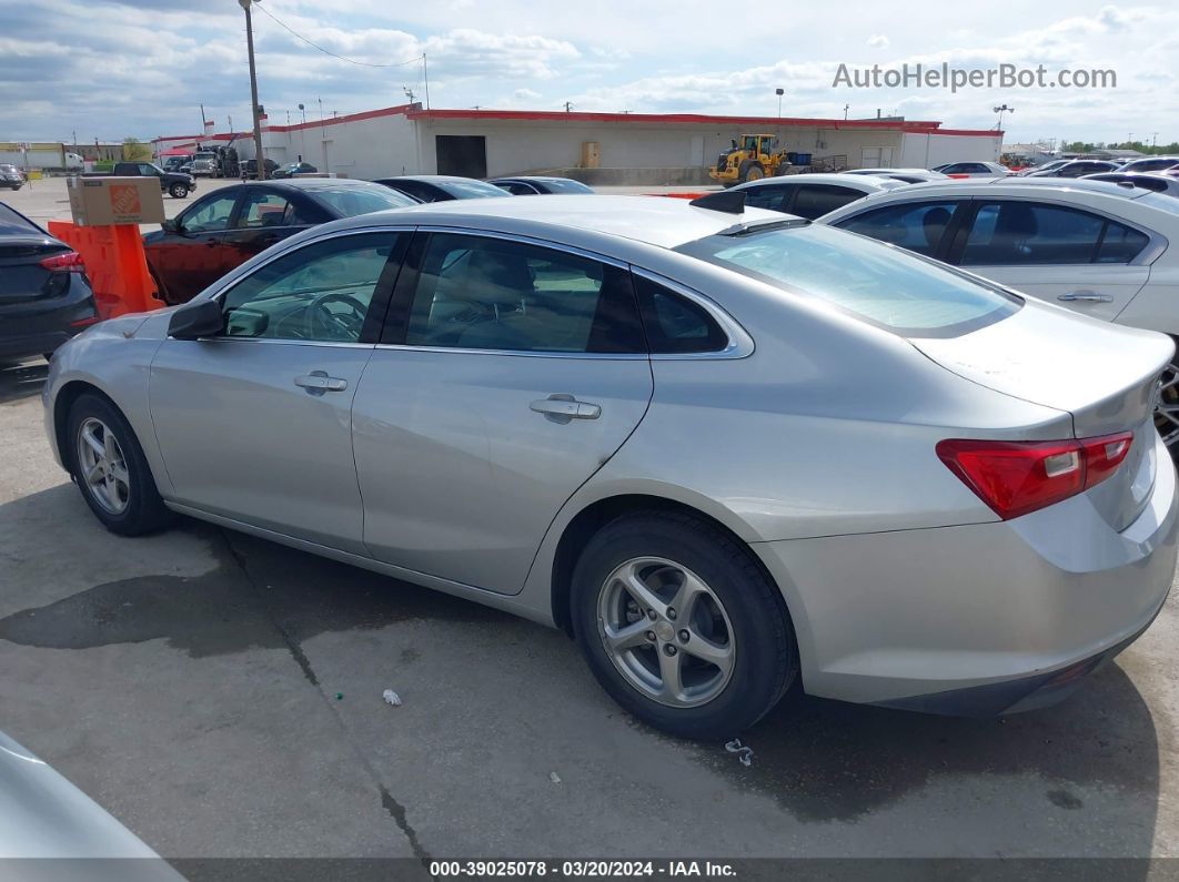 2018 Chevrolet Malibu 1ls Silver vin: 1G1ZB5ST9JF109120