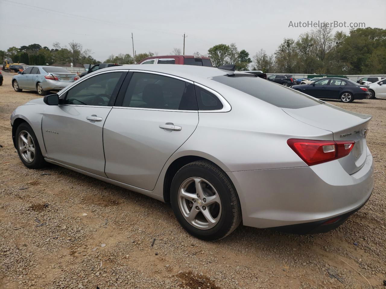 2018 Chevrolet Malibu Ls Silver vin: 1G1ZB5ST9JF189695