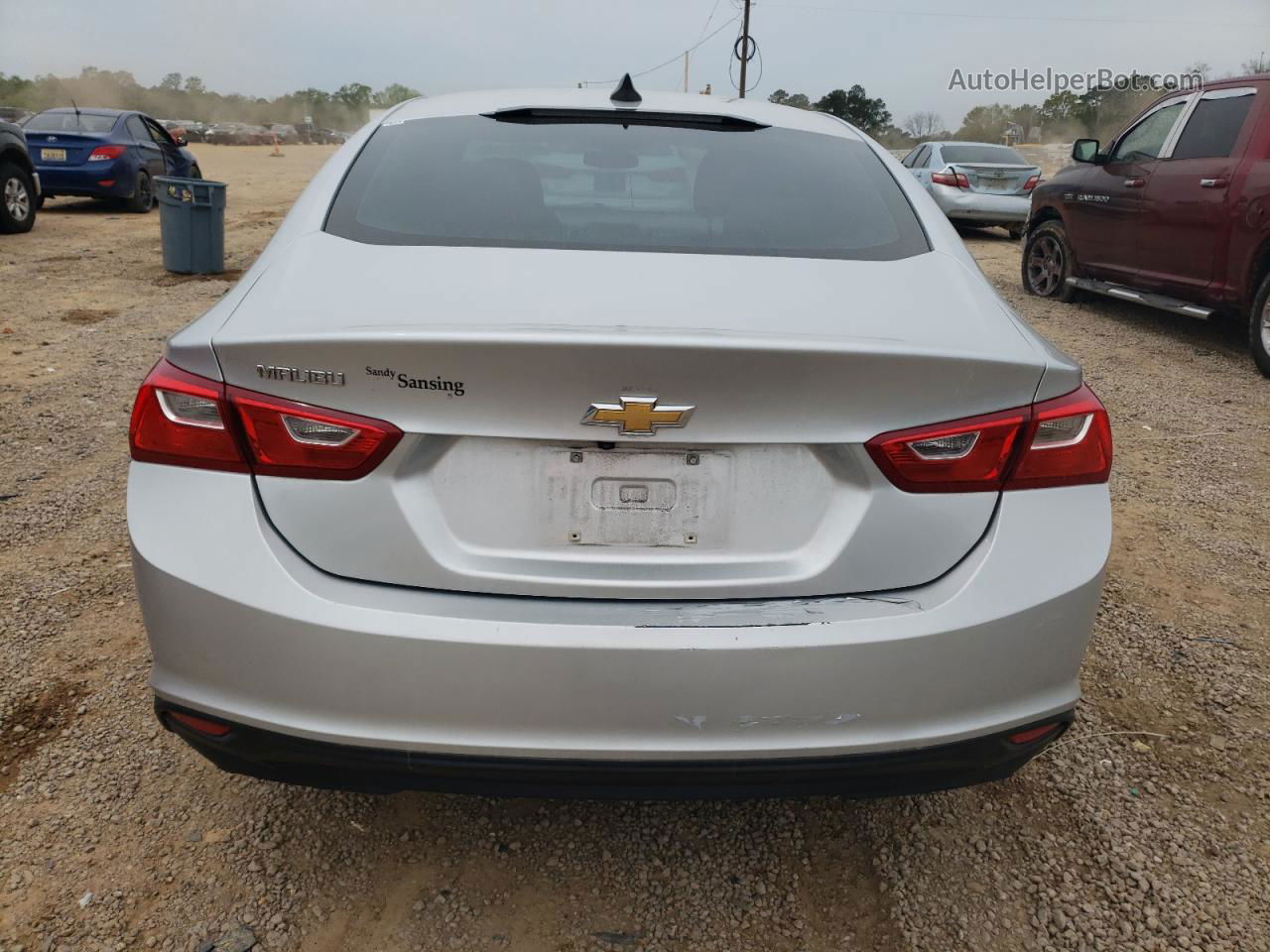 2018 Chevrolet Malibu Ls Silver vin: 1G1ZB5ST9JF189695