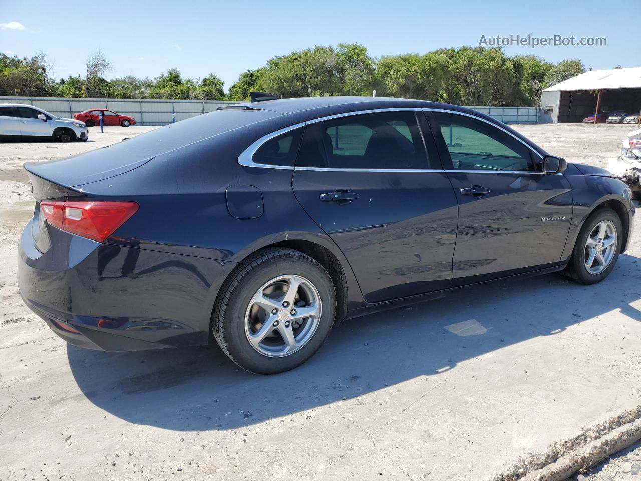 2018 Chevrolet Malibu Ls Blue vin: 1G1ZB5ST9JF202591