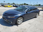 2018 Chevrolet Malibu Ls Blue vin: 1G1ZB5ST9JF202591