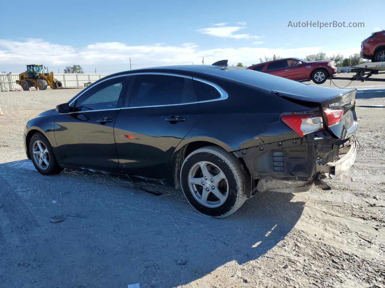 2018 Chevrolet Malibu Ls Black vin: 1G1ZB5ST9JF234408