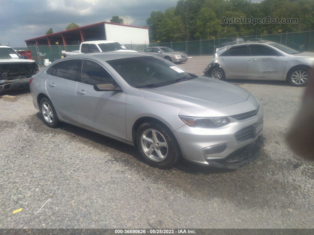 2018 Chevrolet Malibu Ls Silver vin: 1G1ZB5ST9JF279221