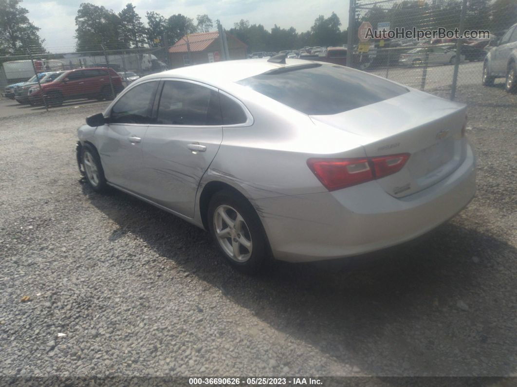 2018 Chevrolet Malibu Ls Silver vin: 1G1ZB5ST9JF279221