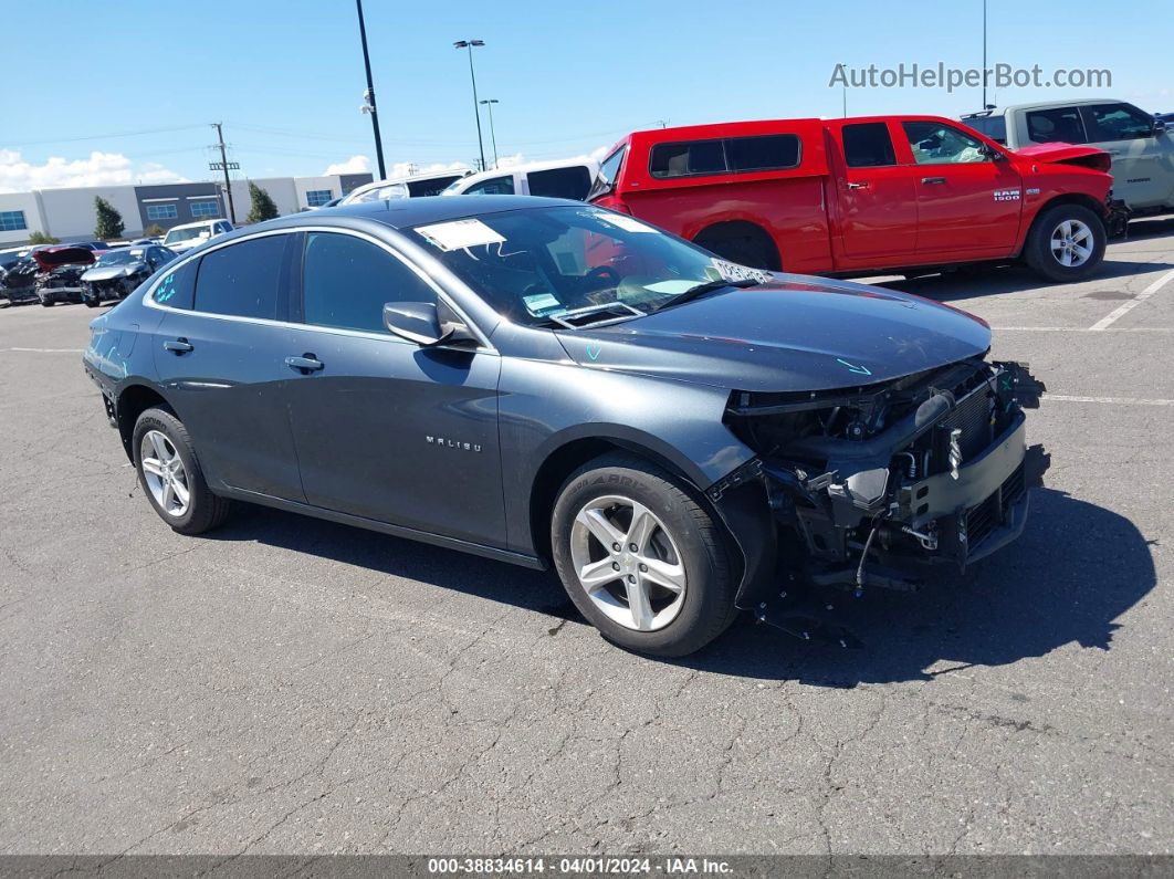 2021 Chevrolet Malibu Fwd Ls Синий vin: 1G1ZB5ST9MF046802