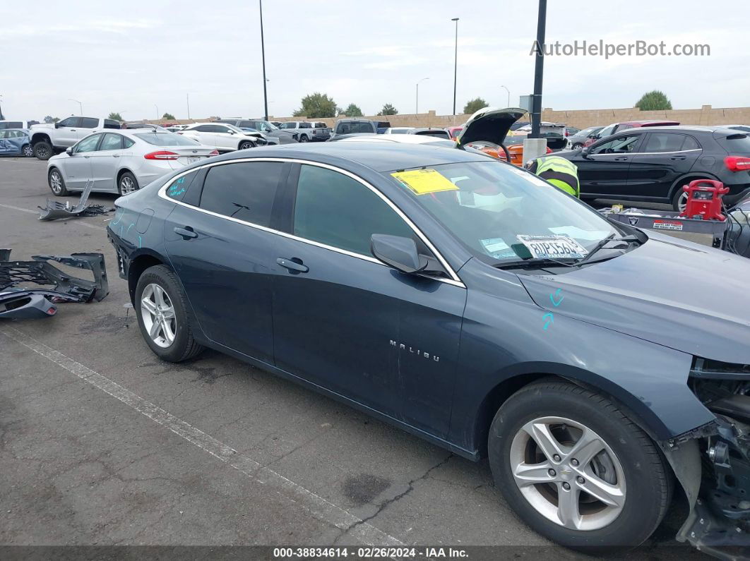 2021 Chevrolet Malibu Fwd Ls Blue vin: 1G1ZB5ST9MF046802