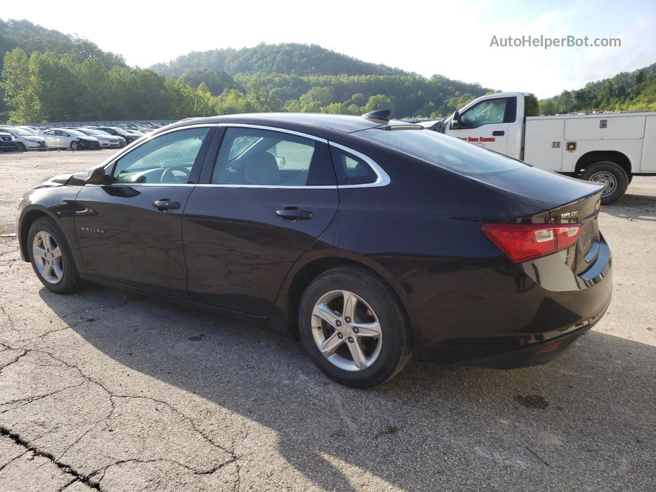 2021 Chevrolet Malibu Ls Burgundy vin: 1G1ZB5ST9MF058321