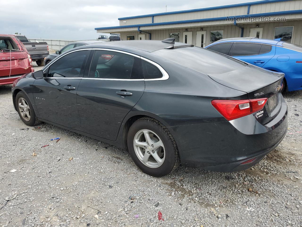 2017 Chevrolet Malibu Ls Charcoal vin: 1G1ZB5STXHF102347