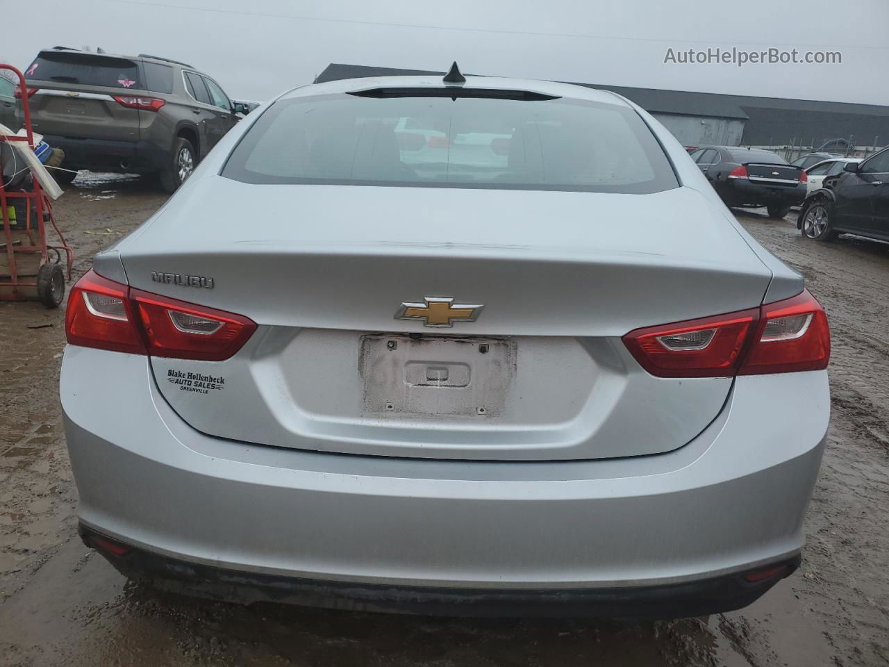 2017 Chevrolet Malibu Ls Серебряный vin: 1G1ZB5STXHF106964