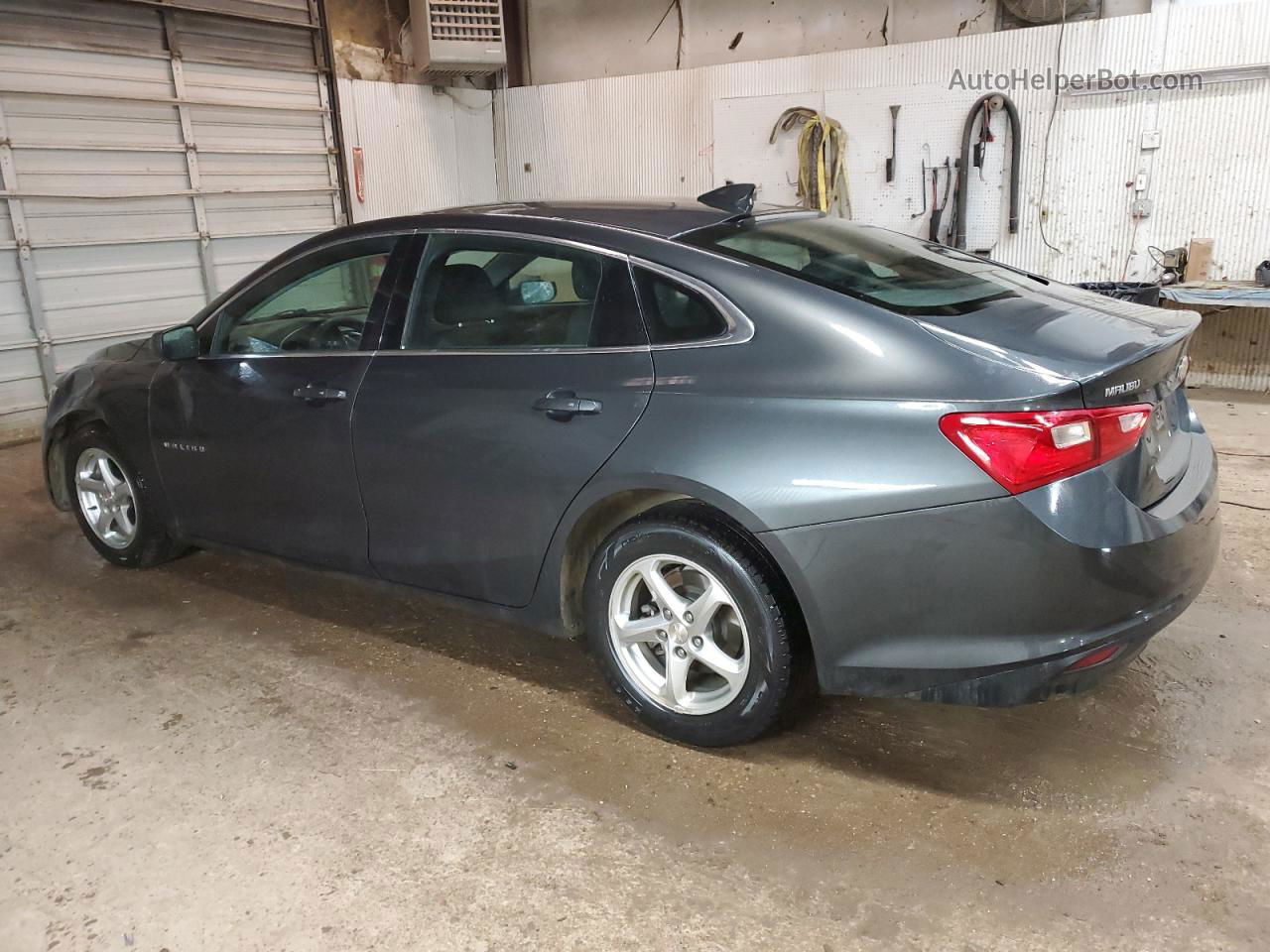 2017 Chevrolet Malibu Ls Black vin: 1G1ZB5STXHF206398