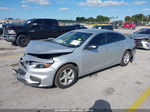 2017 Chevrolet Malibu Ls Silver vin: 1G1ZB5STXHF232936