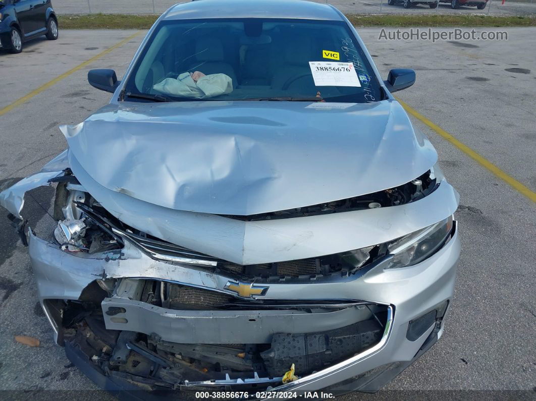 2017 Chevrolet Malibu Ls Silver vin: 1G1ZB5STXHF232936