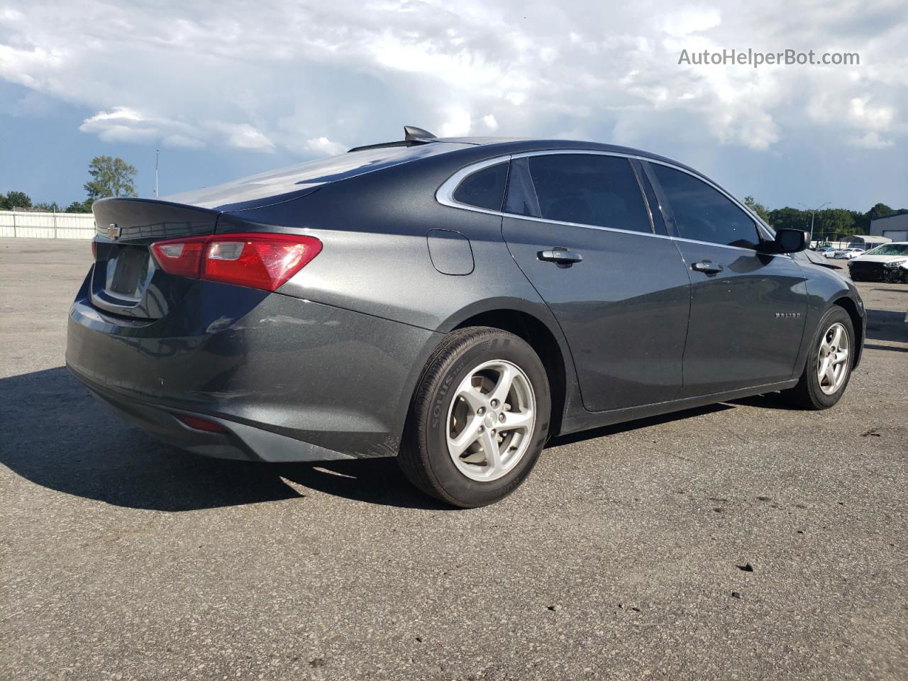 2017 Chevrolet Malibu Ls Black vin: 1G1ZB5STXHF237408