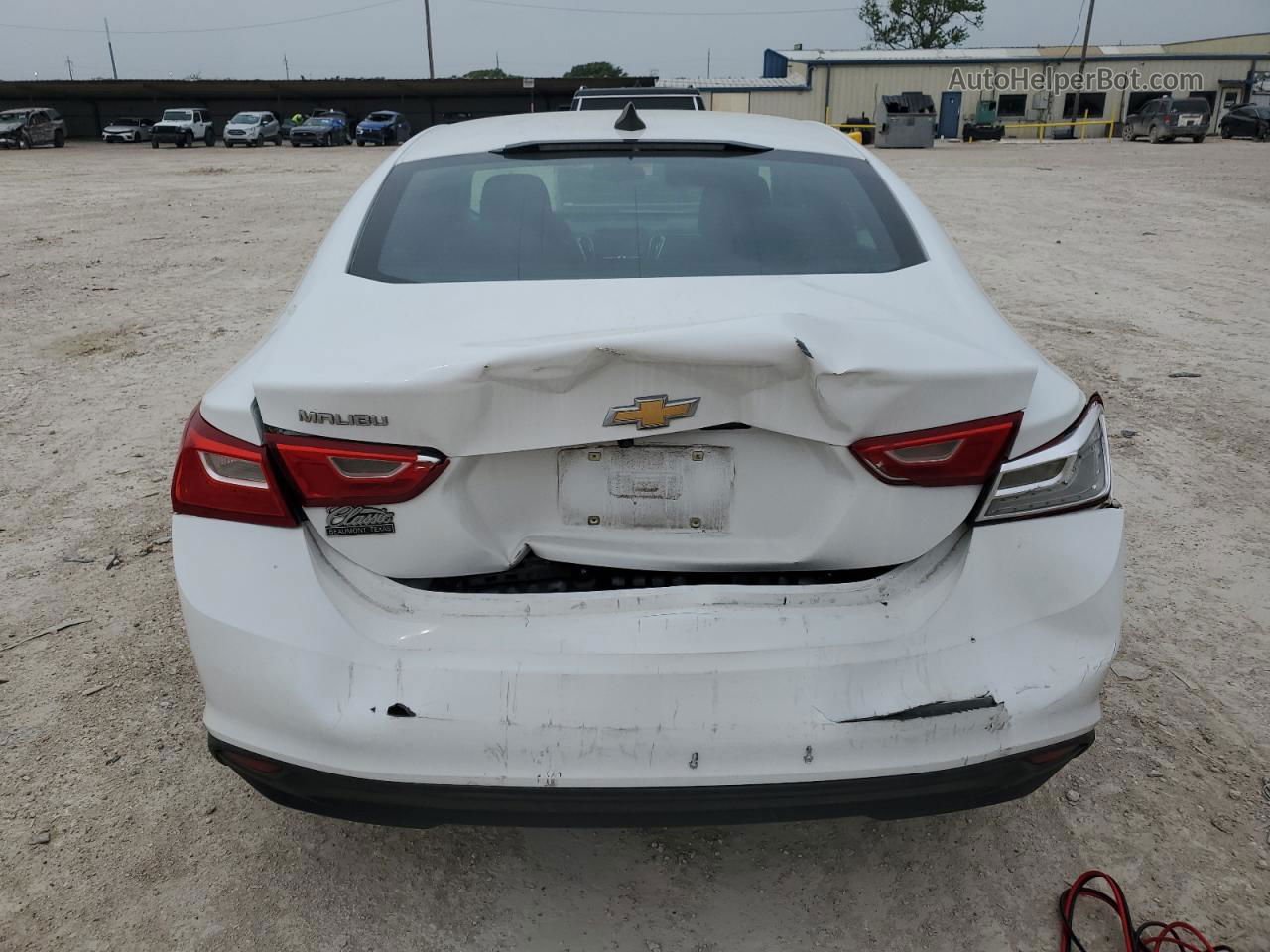 2018 Chevrolet Malibu Ls White vin: 1G1ZB5STXJF148900