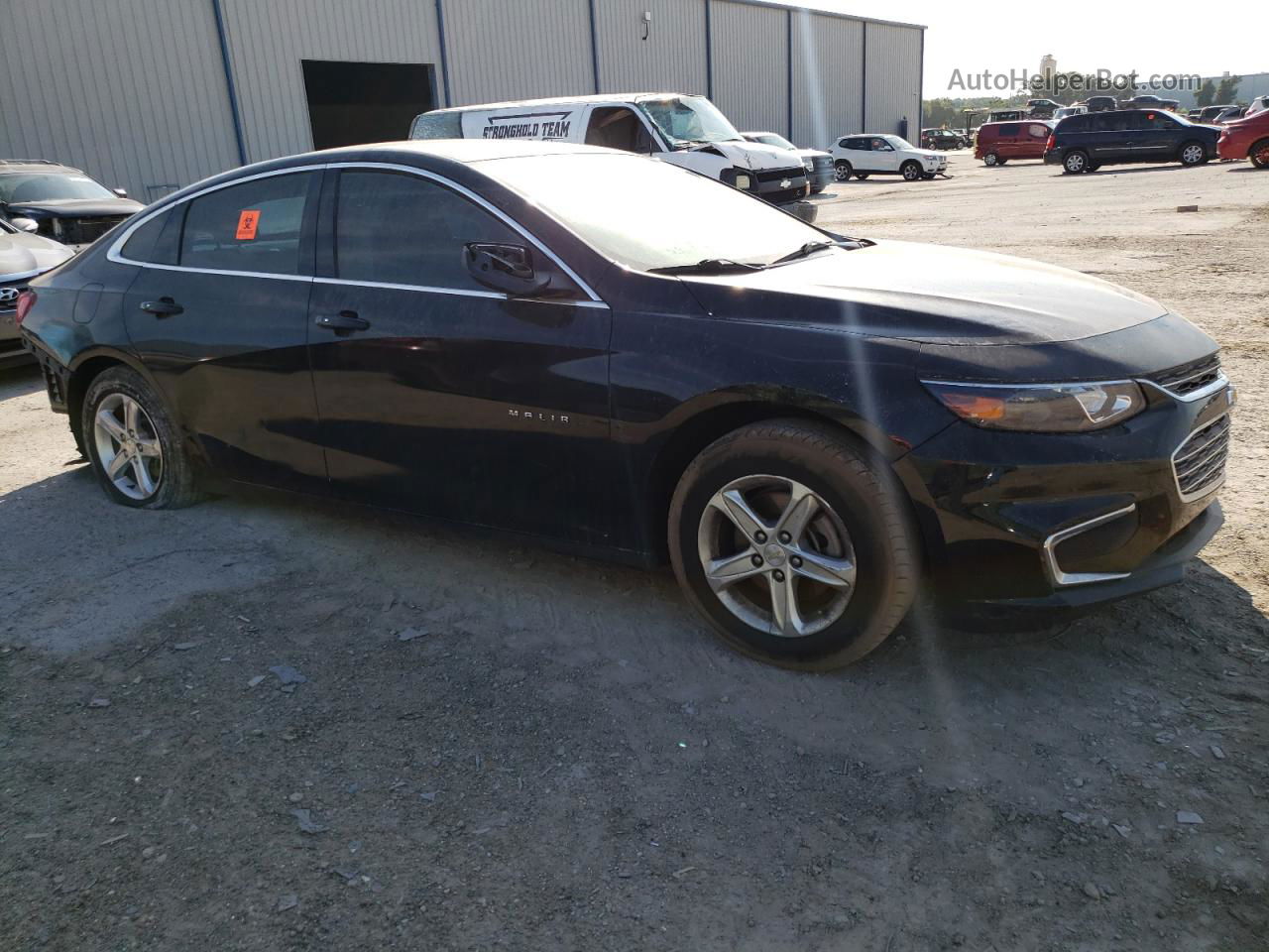 2018 Chevrolet Malibu Ls Черный vin: 1G1ZB5STXJF292561