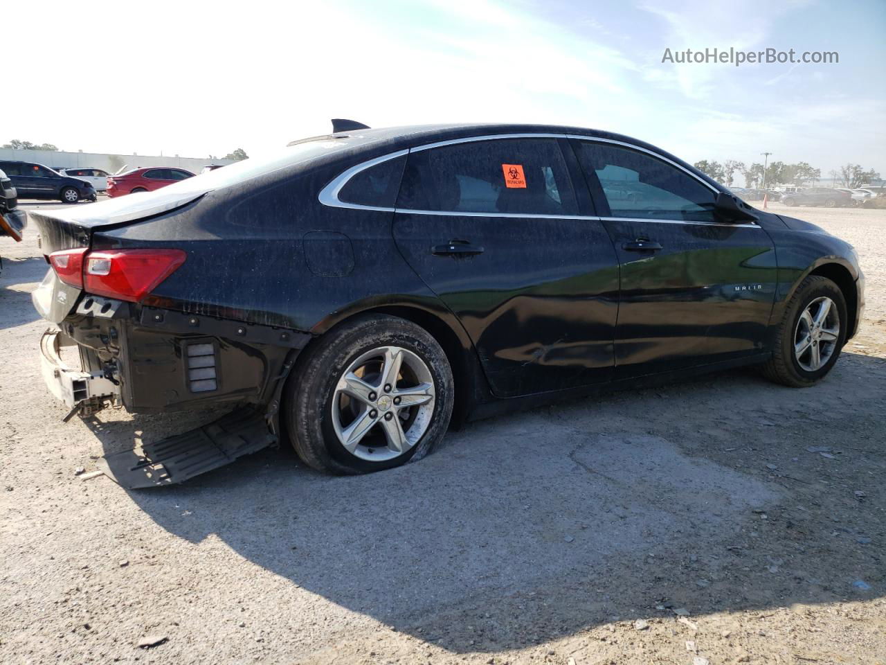 2018 Chevrolet Malibu Ls Black vin: 1G1ZB5STXJF292561