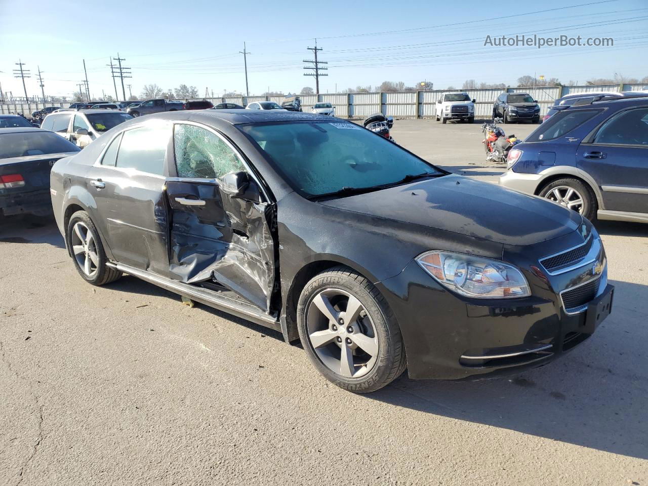 2012 Chevrolet Malibu 1lt Black vin: 1G1ZC5E00CF145313