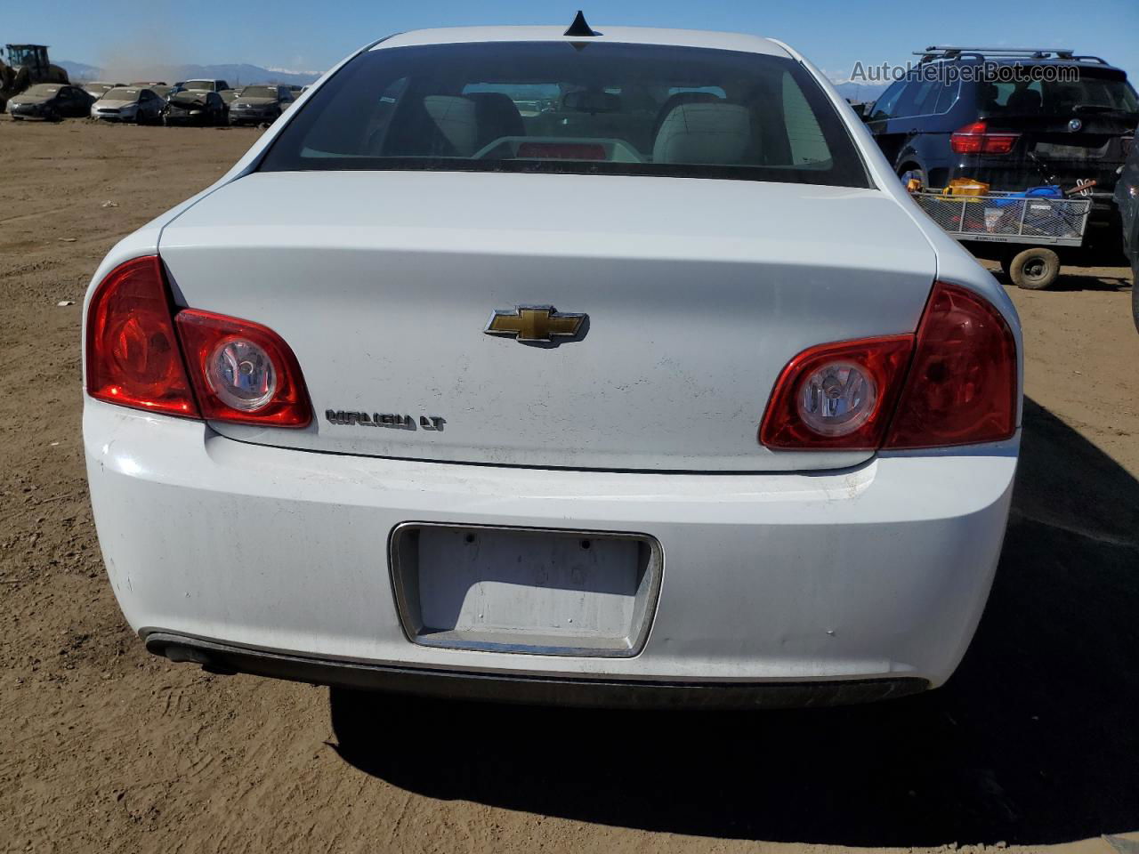 2012 Chevrolet Malibu 1lt White vin: 1G1ZC5E00CF195645