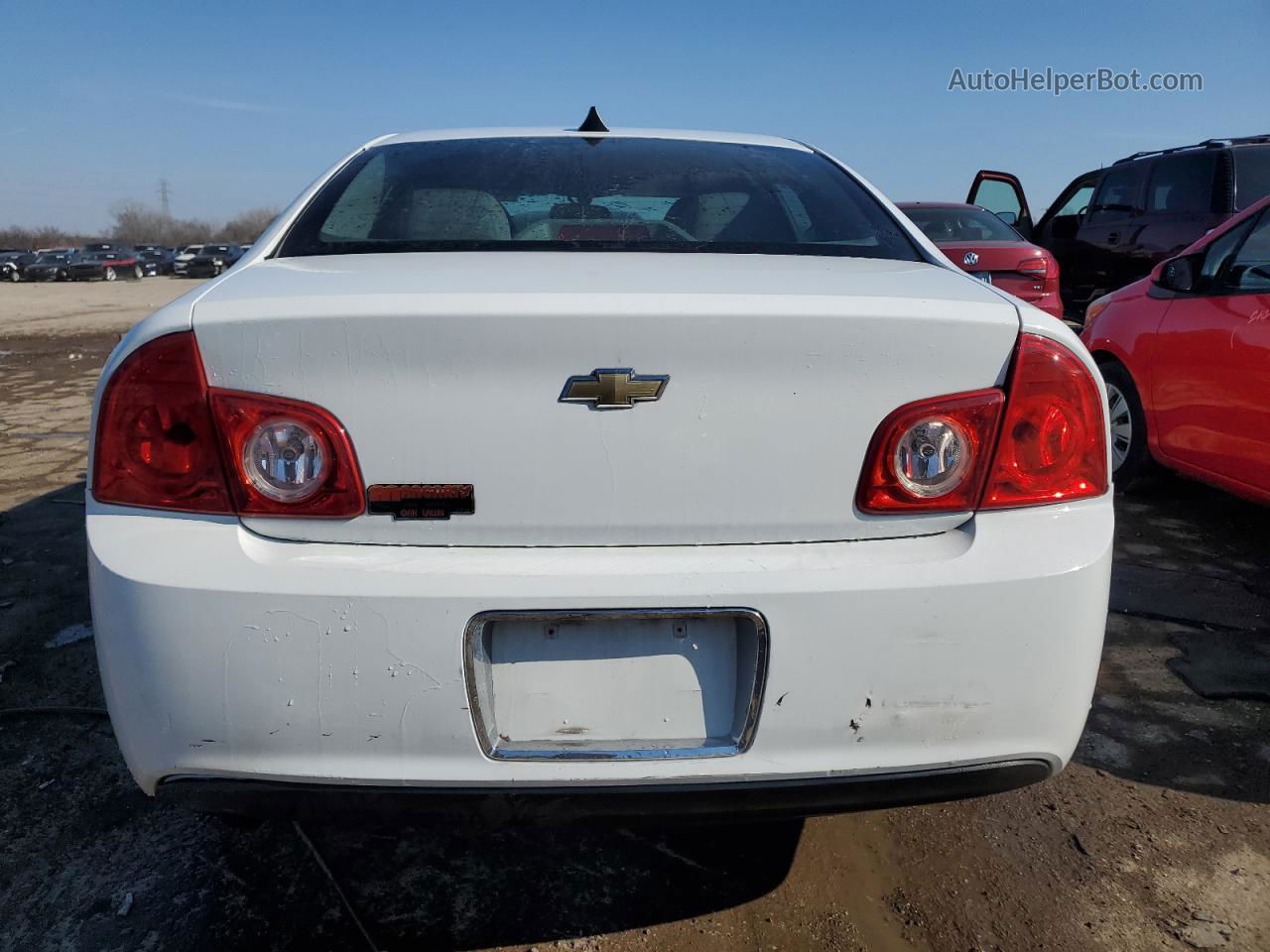 2012 Chevrolet Malibu 1lt White vin: 1G1ZC5E00CF210872