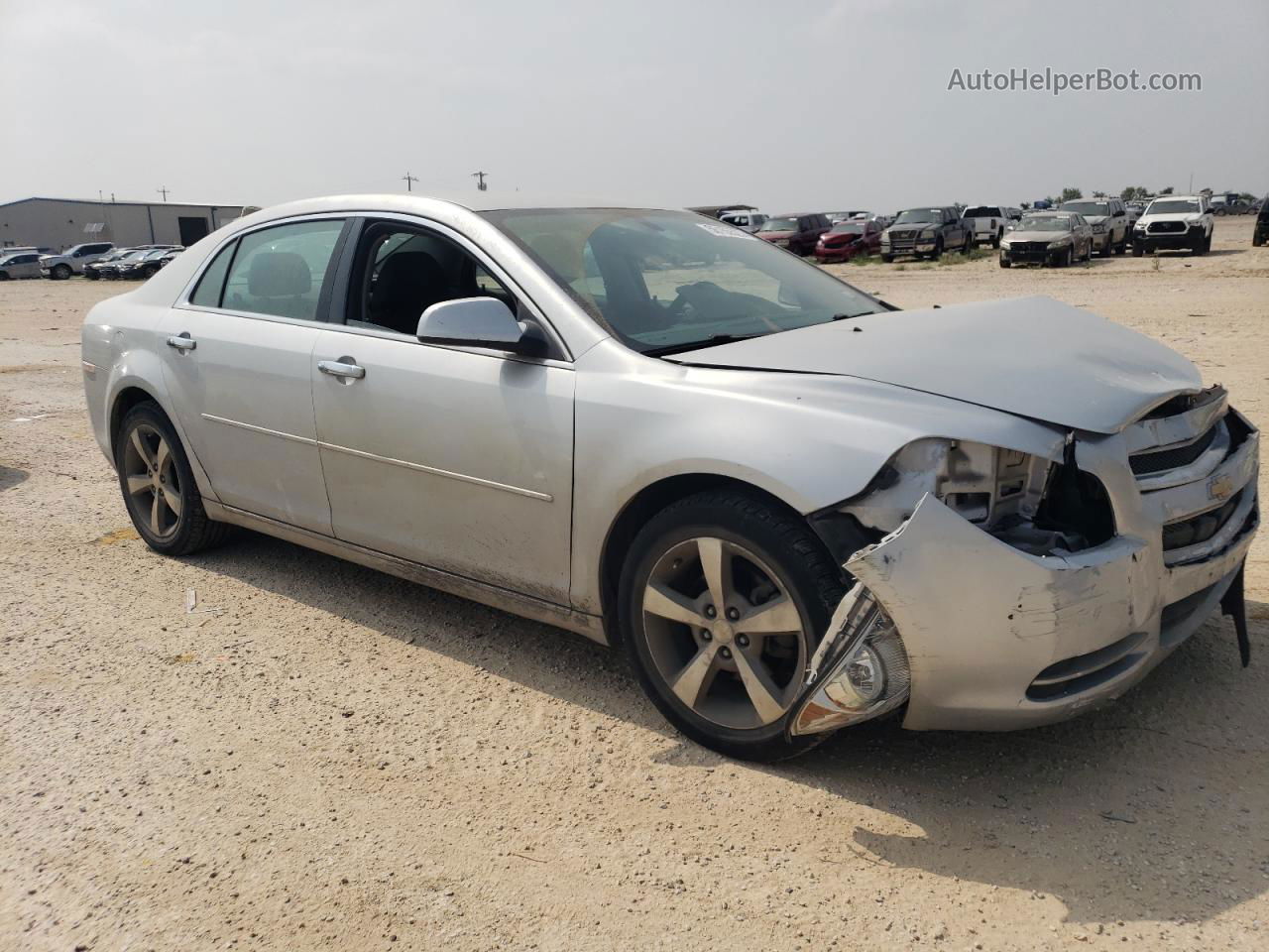 2012 Chevrolet Malibu 1lt Silver vin: 1G1ZC5E00CF397014