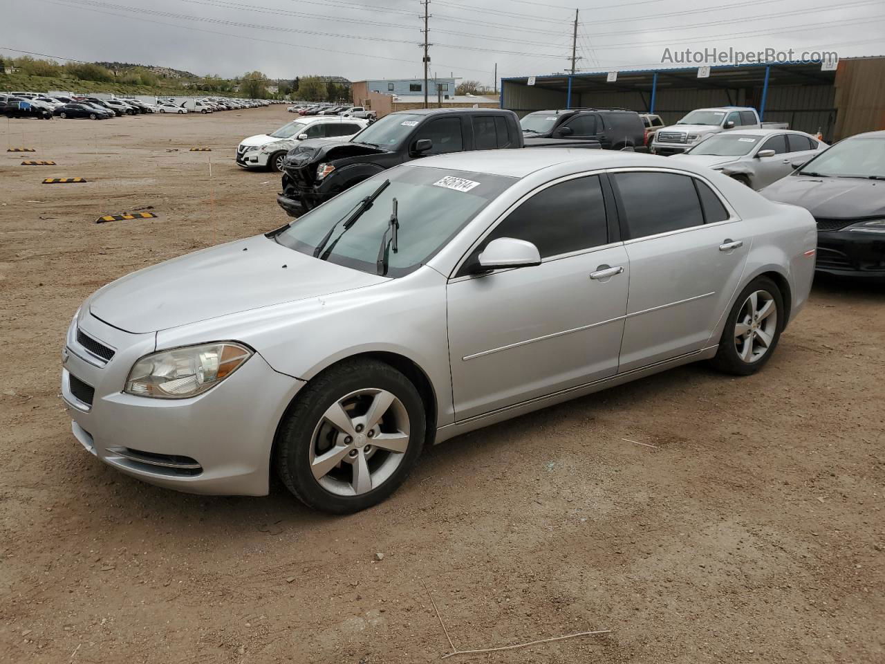 2012 Chevrolet Malibu 1lt Silver vin: 1G1ZC5E01CF138774