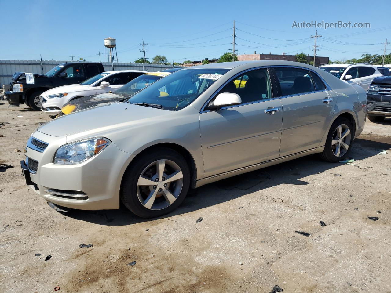 2012 Chevrolet Malibu 1lt Бежевый vin: 1G1ZC5E01CF149502