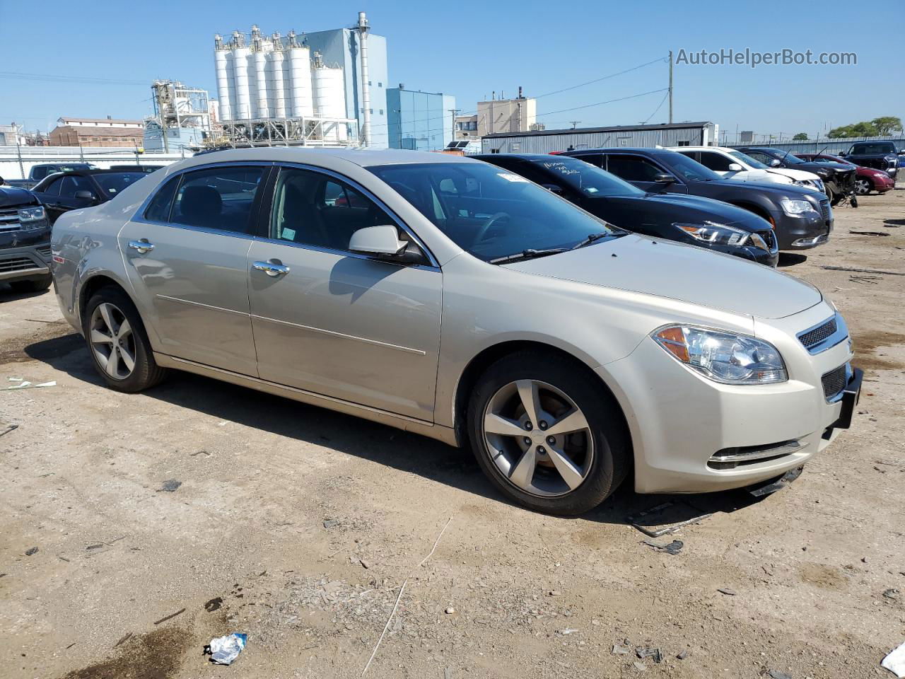 2012 Chevrolet Malibu 1lt Бежевый vin: 1G1ZC5E01CF149502