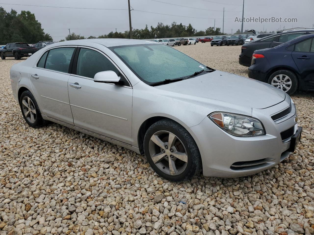 2012 Chevrolet Malibu 1lt Silver vin: 1G1ZC5E01CF318966