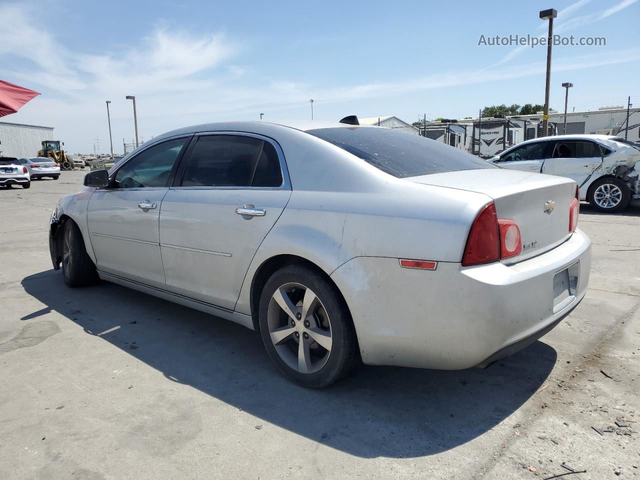 2012 Chevrolet Malibu 1lt Silver vin: 1G1ZC5E01CF318983