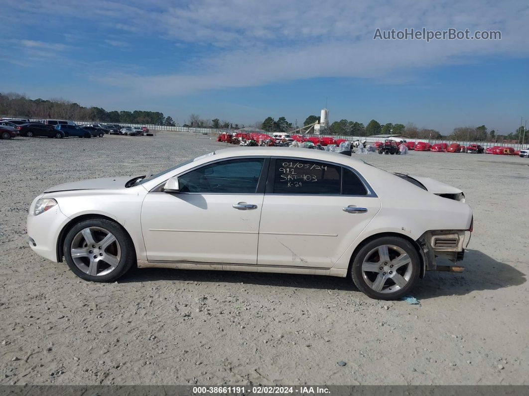 2012 Chevrolet Malibu 1lt White vin: 1G1ZC5E01CF331992