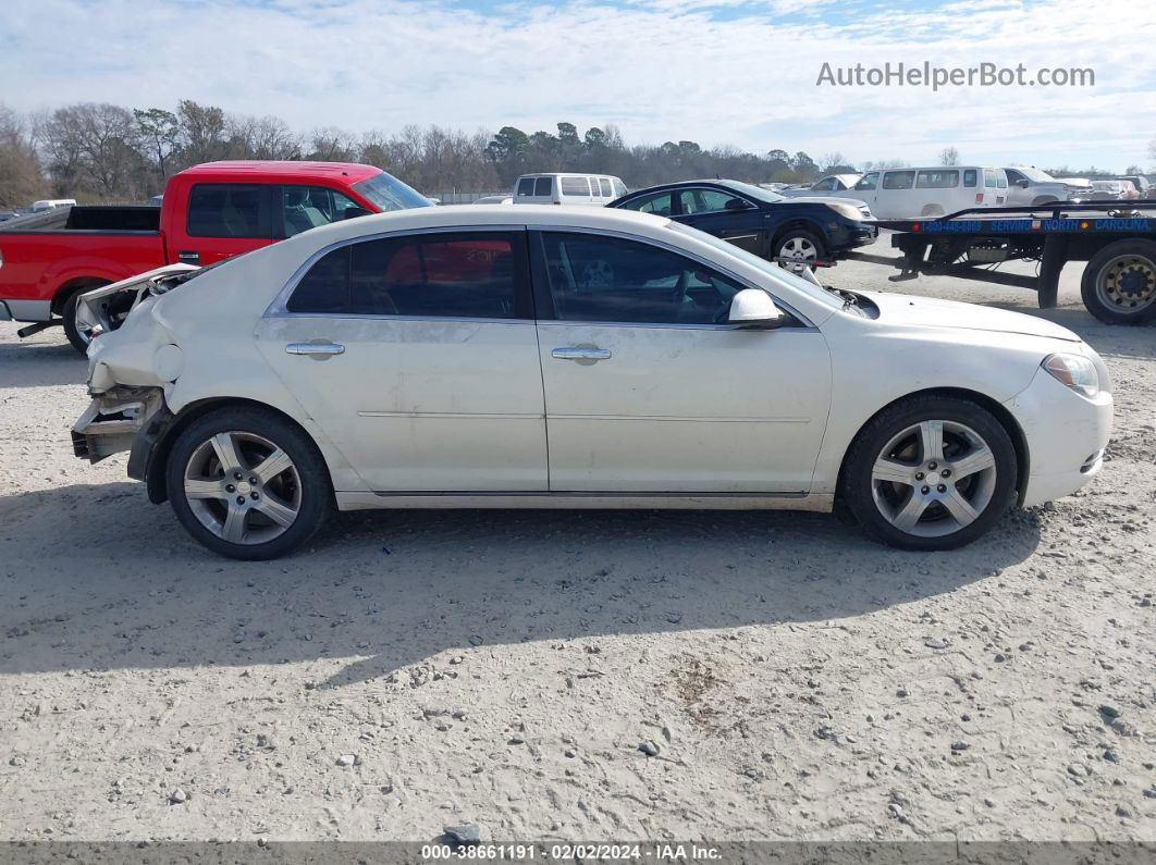 2012 Chevrolet Malibu 1lt White vin: 1G1ZC5E01CF331992