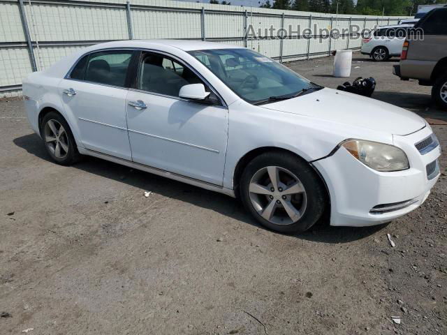 2012 Chevrolet Malibu 1lt White vin: 1G1ZC5E02CF149010