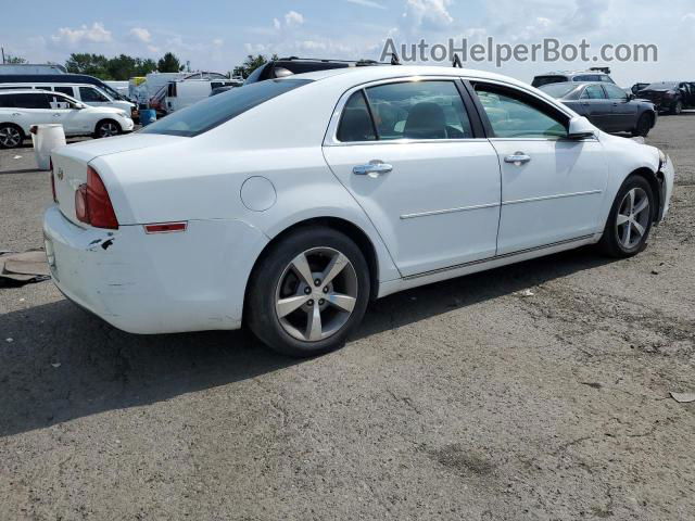 2012 Chevrolet Malibu 1lt White vin: 1G1ZC5E02CF149010