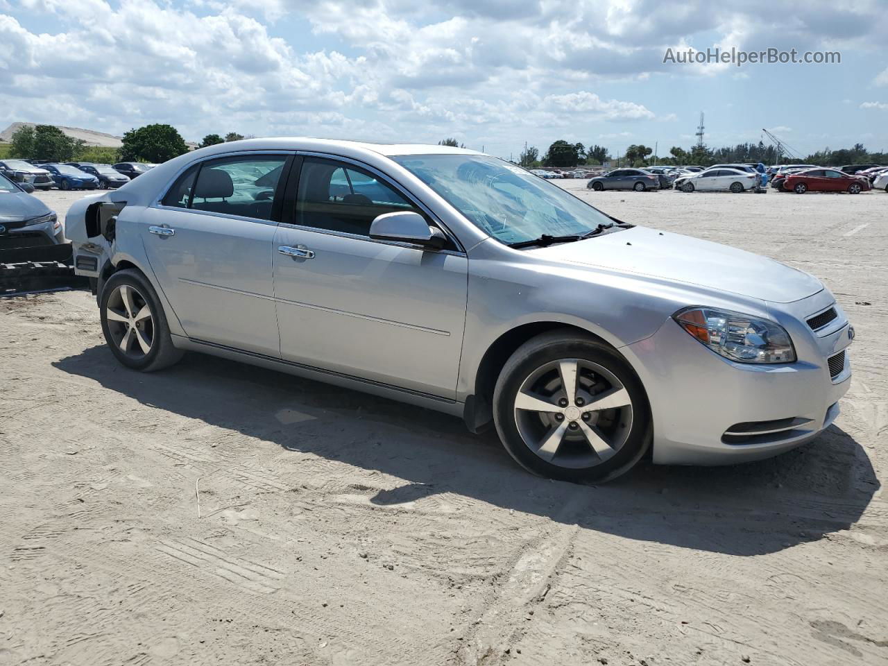 2012 Chevrolet Malibu 1lt Silver vin: 1G1ZC5E02CF211683