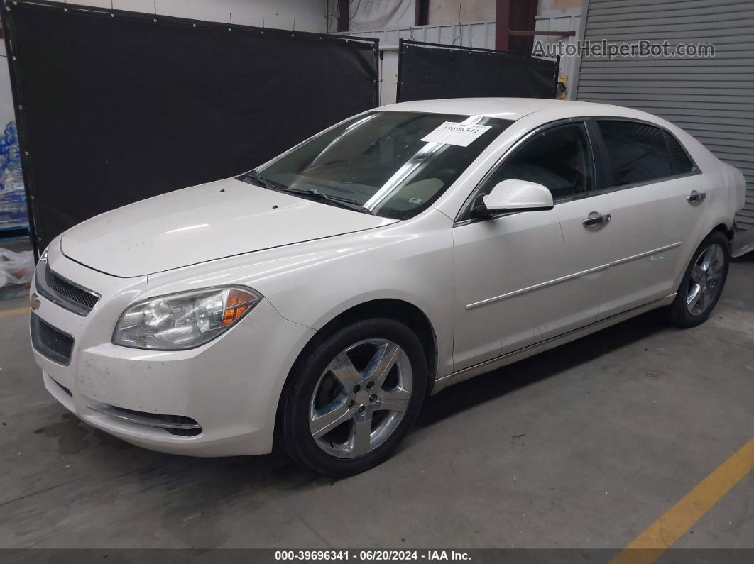 2012 Chevrolet Malibu 1lt White vin: 1G1ZC5E02CF241931