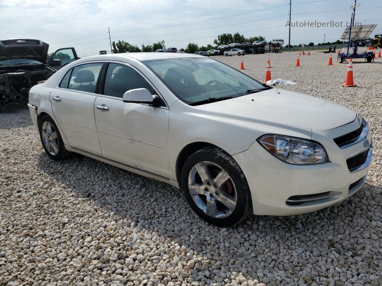 2012 Chevrolet Malibu 1lt White vin: 1G1ZC5E02CF300377