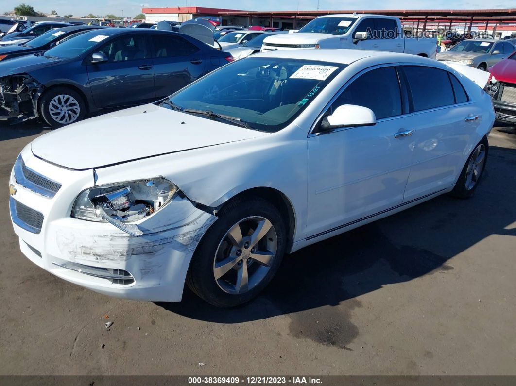 2012 Chevrolet Malibu 1lt White vin: 1G1ZC5E03CF365058