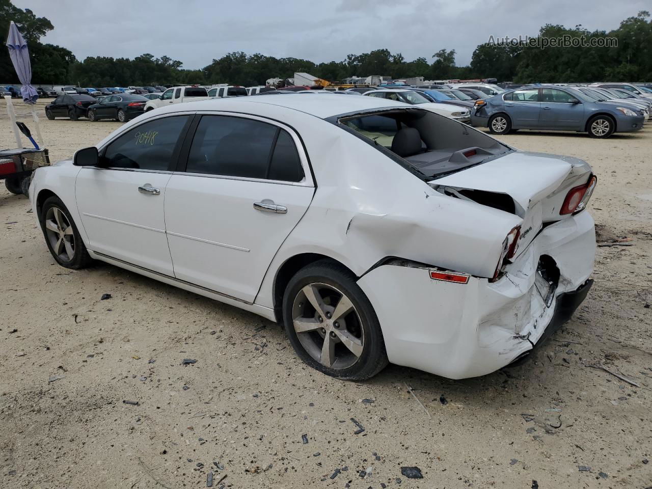 2012 Chevrolet Malibu 1lt White vin: 1G1ZC5E03CF392406