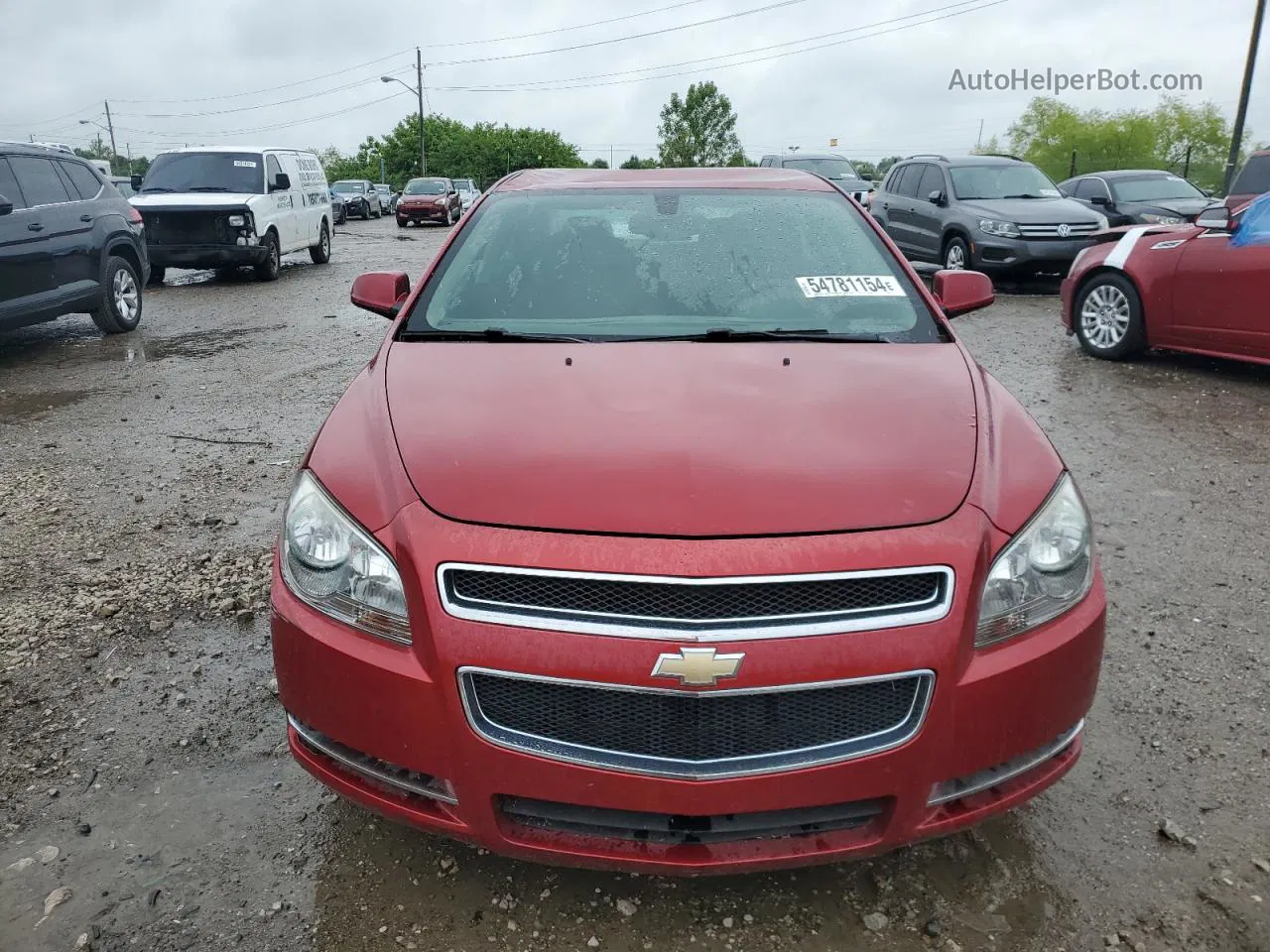 2012 Chevrolet Malibu 1lt Red vin: 1G1ZC5E04CF275529